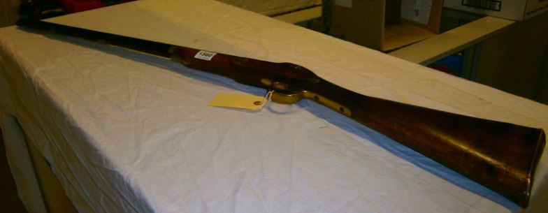 An old percussion rifle