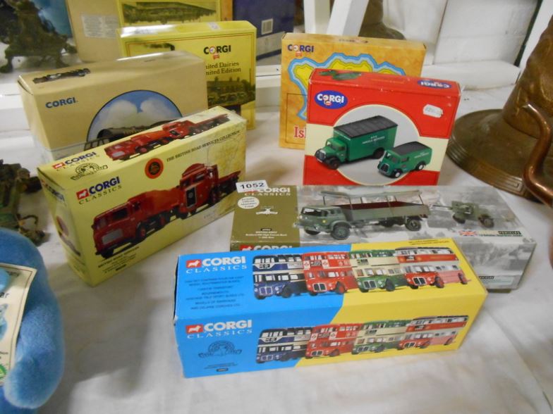 7 Corgi Classics gift sets including Routemasters around Britain and Tate and Lyle