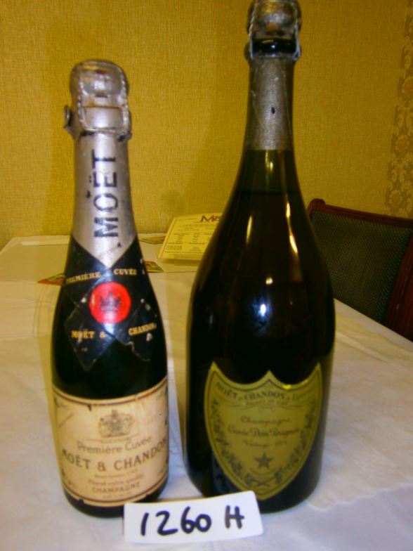 2 bottles of 60 year old Moet & Chandon champagne