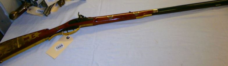 A replica 'Davy Crocket' rifle