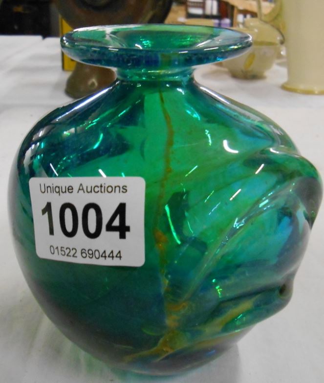 A signed Murano glass vase