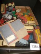 A mixed lot of play worn die cast, Dinky, Matchbox etc