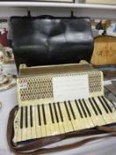 A pre ware German Piano accordian owned and played for 45 years by Ron Elwis, former Sheffield