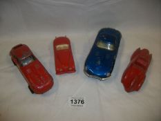 3 die cast cars and one other (mainly Jaguars)