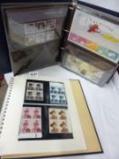 2 folders of mint GB stamps