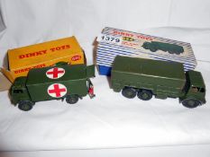 2 Boxed Dinky military vehicles, 622 and 626