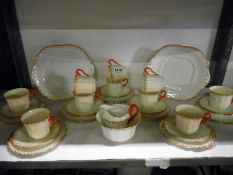 A 36 piece Deco tea set