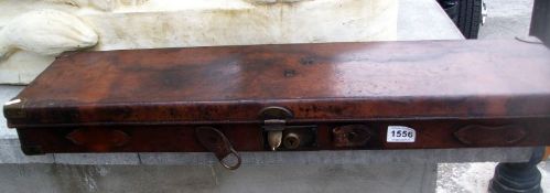 A leather gun case by Charles Boswell