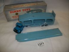 A boxed Dinky 982 Pullmore car transporter