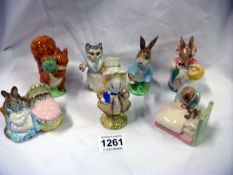 7 Beswick Beatrix potter figures