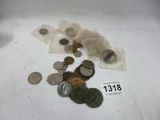 A quantity of old coins