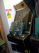 An arcade machine