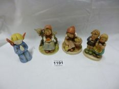 4 Goebel figurines
