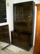 An oak cabinet