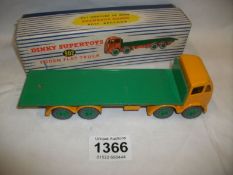 A boxed Dinky 902 Foden flat truck