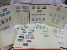 5 albums of stamps including Channel Islands and some loose