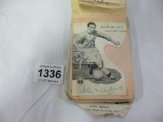 An autograph book with mainly footballers inc. Stanley Matthews, Bobby Robson etc