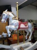A Carousel rocking horse