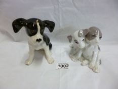 A puppy group and a puppy figure