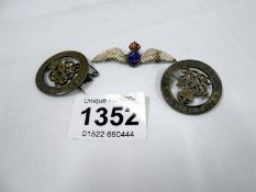 2 Police service badges and a Fleet Air Arm badge, a/f