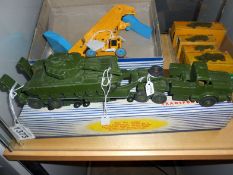 2 boxed Dinky items 660 & 651, tank transporter and Centurion tank