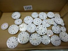 A mixed lot of pocket and fob watch movements