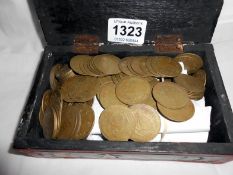 A box of old tokens