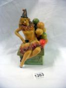 A Wade art pottery figure of a balloon girl