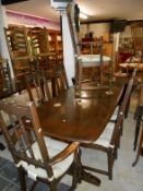 An Ercol table & 4 chairs