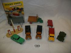 A mixed lot of unboxed Dinky toys, some repaints