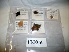 5 Neolithic arrow heads from Algeria