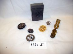 A mixed lot including sovereign scales