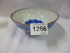 A Chinese blue and white bowl