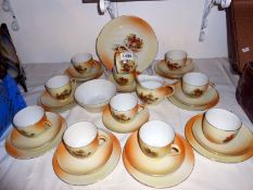 A 33 piece Czeckoslovakian china tea set