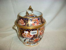 An old Crown Derby style lidded pot