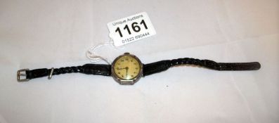 A Ladies silver wrist watch