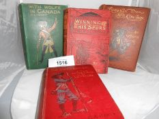 4 volumes by G A Henty including 1900 'No Surrender'