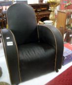 A retro child's arm chair