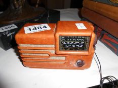 A Bakelite radio in working order