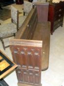 A Victorian Church pew