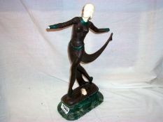 An Art Deco style figure a/f