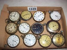 12 Gent's pocket watches