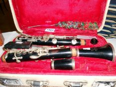 A cased Skylark clarinet