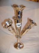 A 1924 silver 4 trumpet epergne