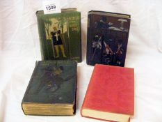 4 volumes by G A Henty including 'Knight of the White Cross'