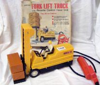A Palitoy fork lift truck with box