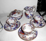 A part Oriental tea set