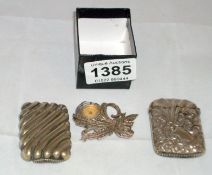 2 Vesta's and a ladies watch/brooch