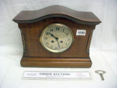An Inlaid mantel clock