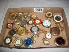 Approximately 22 Ladies fob watches